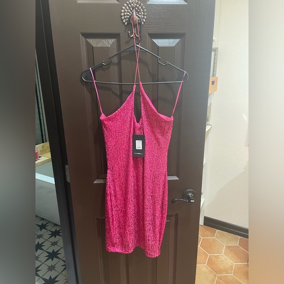 Fashion Nova tie dye ruched midi dress and mini sequin dress - Picture 7 of 7